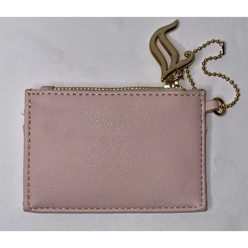 Juicy Couture Los Angles California Wallet Pink Gold Girlcore Y2K Minimalist New
